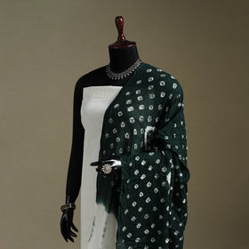 Kutch tie-dye mul cotton shibori bandhani dupatta 31