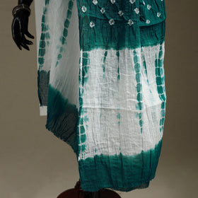 Kutch tie-dye mul cotton shibori bandhani dupatta 45
