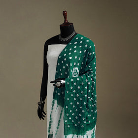Kutch tie-dye mul cotton shibori bandhani dupatta 45