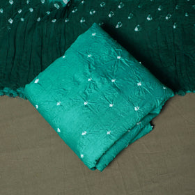 Kutch tie-dye satin cotton bandhani 3pc unstitched dress