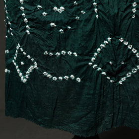 Kutch tie-dye satin cotton bandhani 3pc unstitched dress