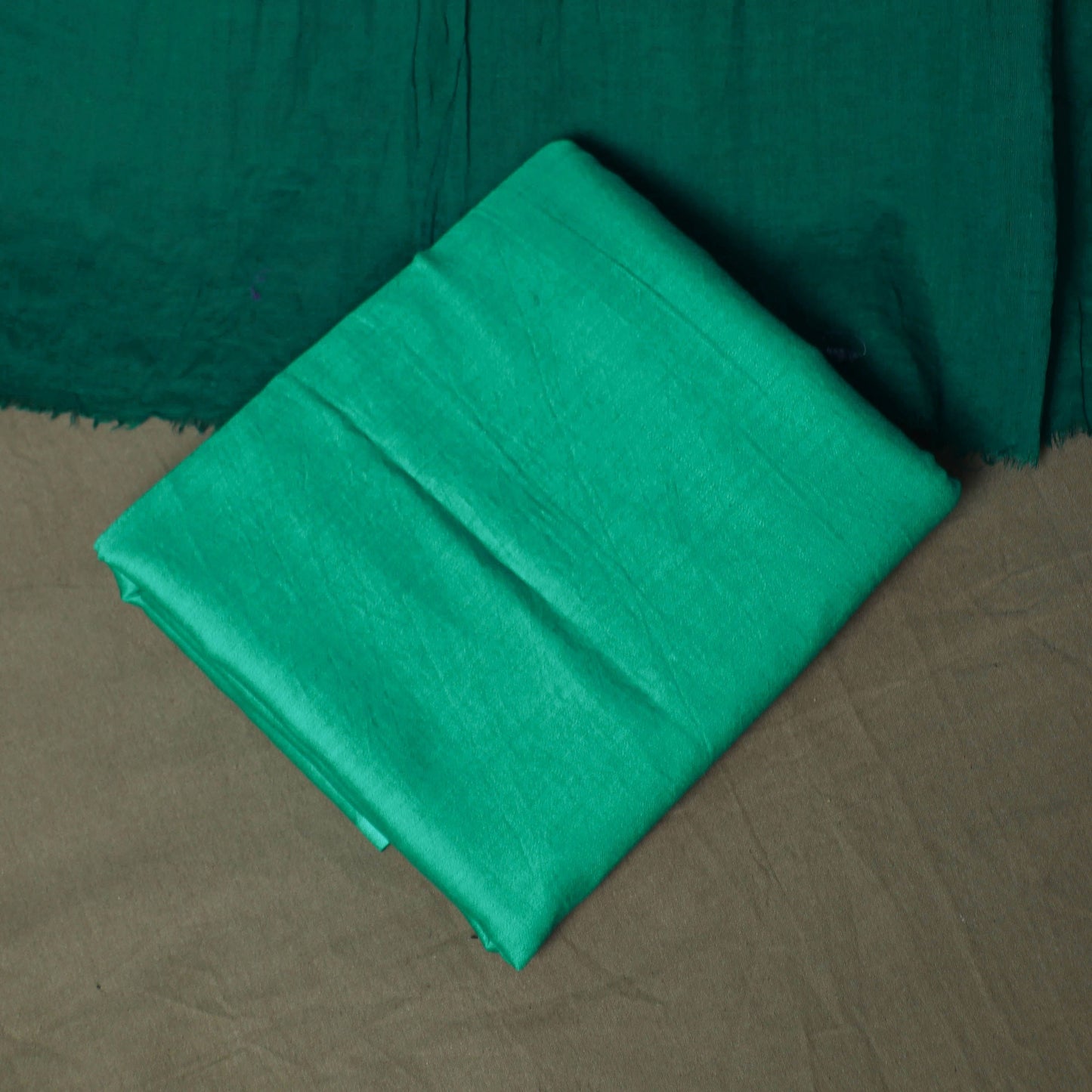 Kutch tie-dye satin cotton bandhani 3pc unstitched dress