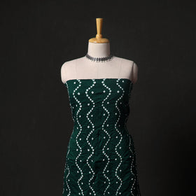 Kutch tie-dye satin cotton bandhani 3pc unstitched dress