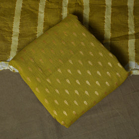 Kutch tie-dye satin cotton bandhani 3pc unstitched dress