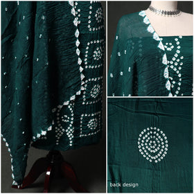 Kutch tie-dye satin cotton bandhani 3pc unstitched dress