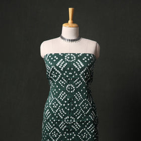 Kutch tie-dye satin cotton bandhani 3pc unstitched dress