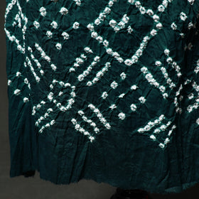 Kutch tie-dye satin cotton bandhani 3pc unstitched dress
