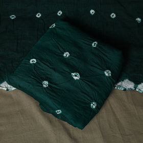 Kutch tie-dye satin cotton bandhani 3pc unstitched dress