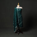 Kutch tie-dye satin cotton bandhani 3pc unstitched dress