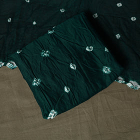 Kutch tie-dye satin cotton bandhani 3pc unstitched dress
