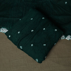 Kutch tie-dye satin cotton bandhani 3pc unstitched dress