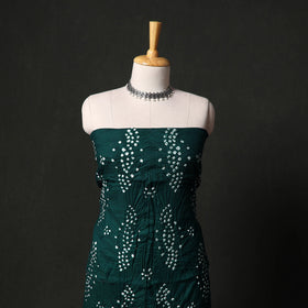 Kutch tie-dye satin cotton bandhani 3pc unstitched dress