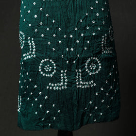 Kutch tie-dye satin cotton bandhani 3pc unstitched dress