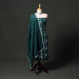 Kutch tie-dye satin cotton bandhani 3pc unstitched dress