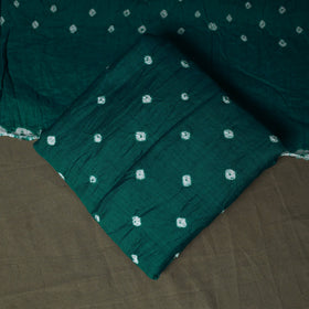 Kutch tie-dye satin cotton bandhani 3pc unstitched dress