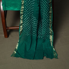 Kutch tie-dye satin cotton bandhani 3pc unstitched dress