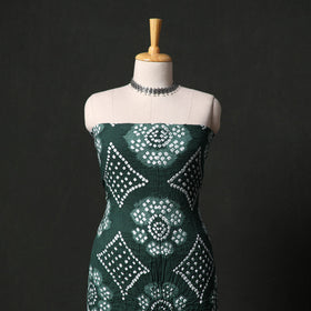 Kutch tie-dye satin cotton bandhani 3pc unstitched dress