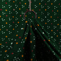 Green - kutch tie-dye satin cotton bandhani fabric 27