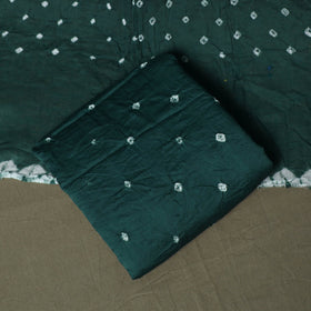 Kutch tie-dye satin cotton bandhani mirror work 3pc