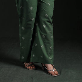 Lace work jacquard cotton co-ord set for women 03