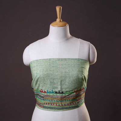 Buy Lambani Embroidery Handspun Cotton Blouse Piece