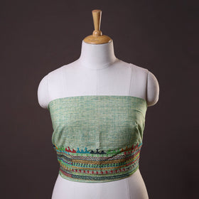 Buy Lambani Embroidery Handspun Cotton Blouse Piece