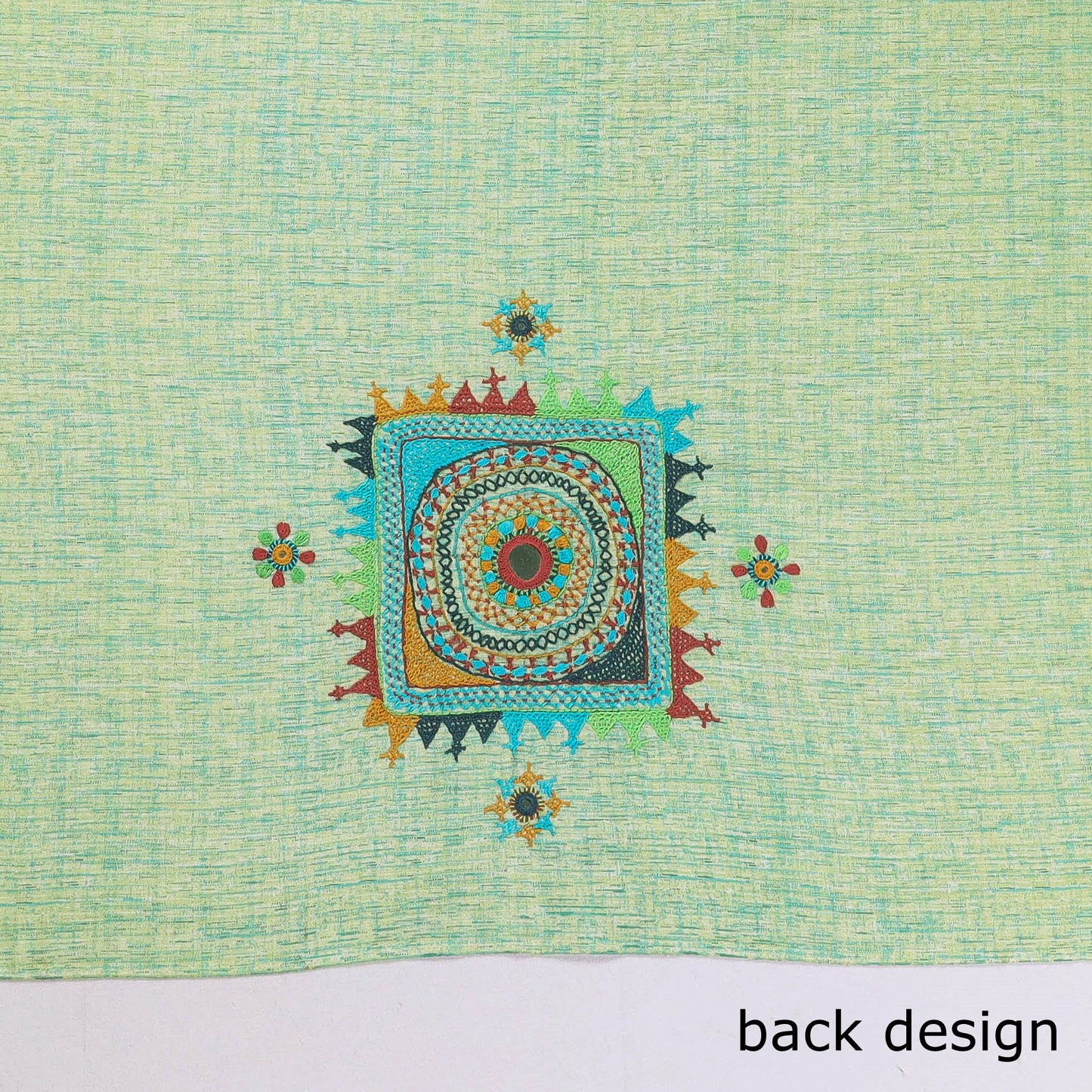 Buy Lambani Embroidery Handspun Cotton Blouse Piece