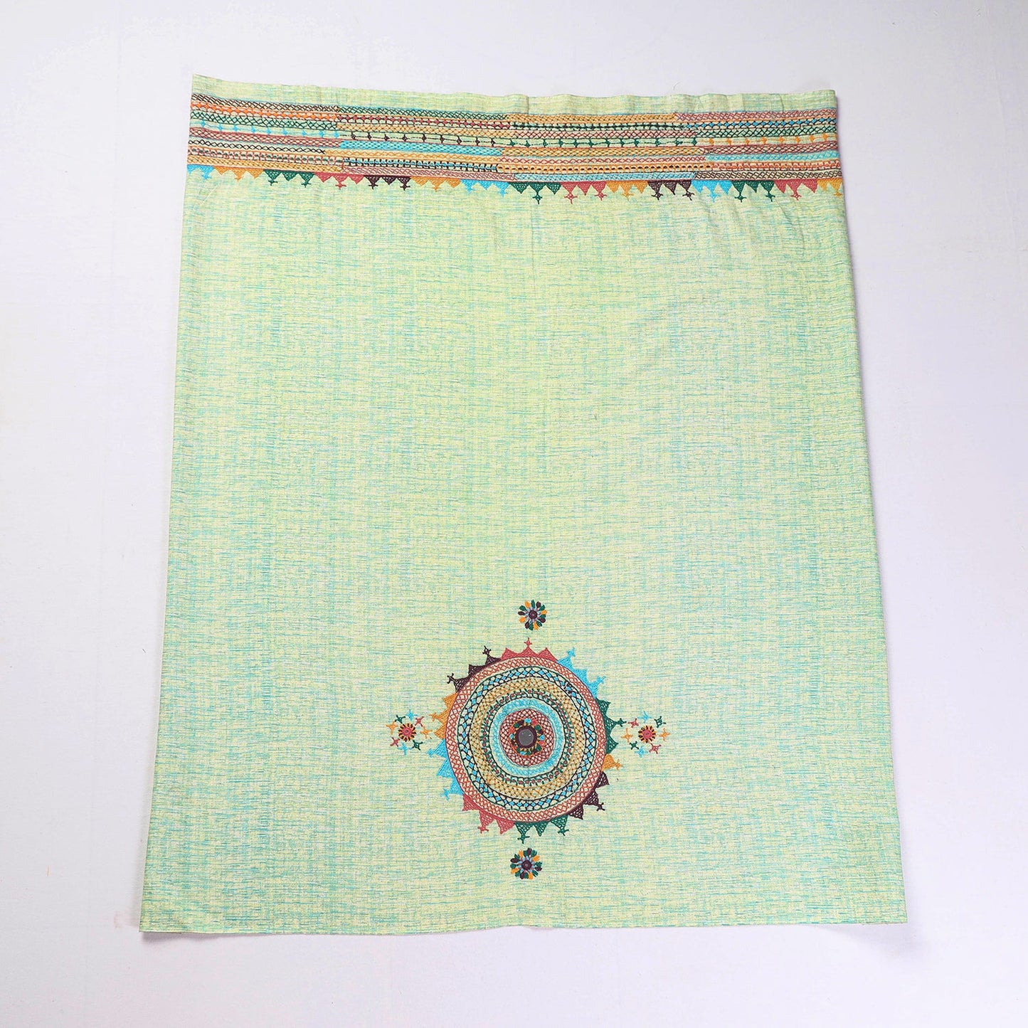 Buy Lambani Embroidery Handspun Cotton Blouse Piece