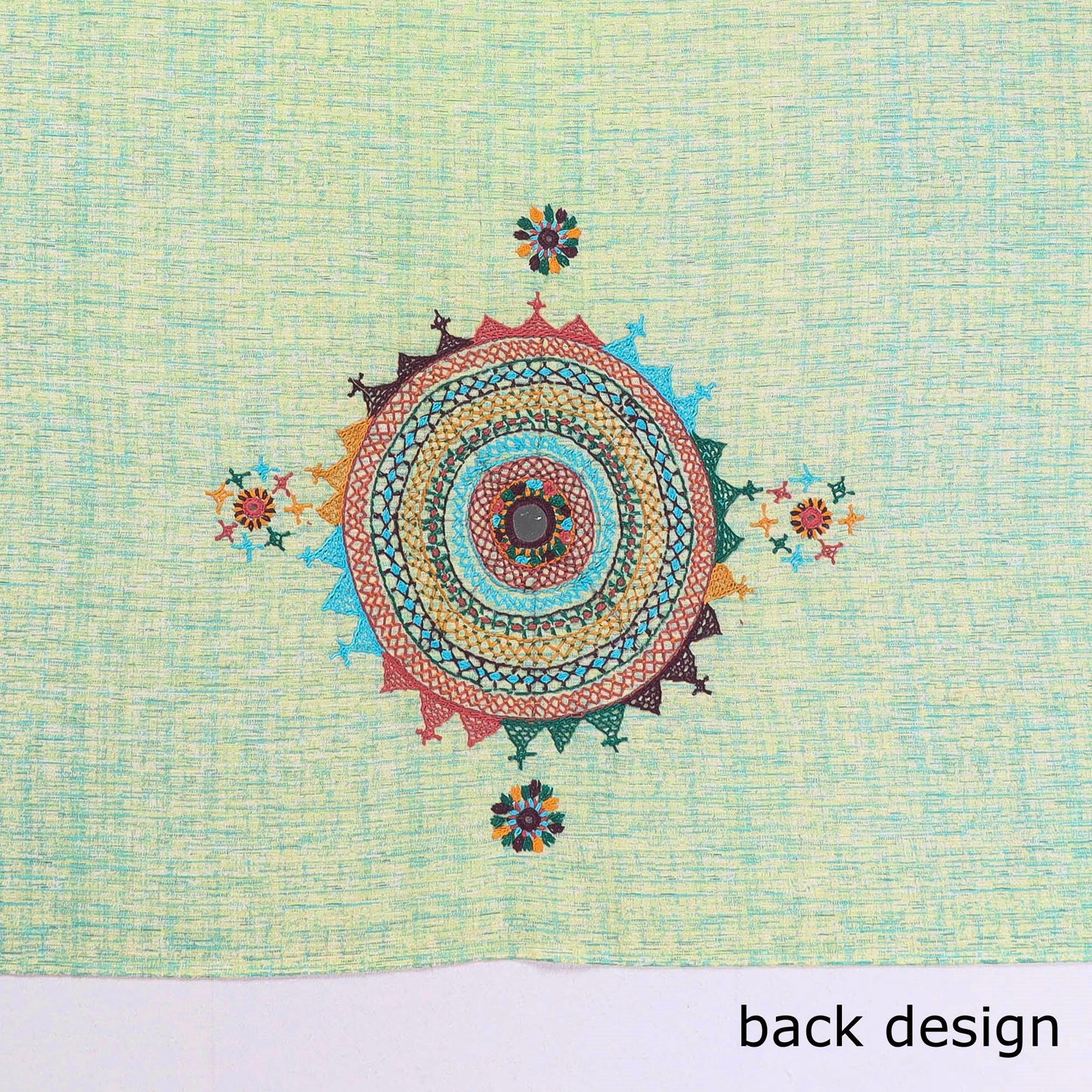 Buy Lambani Embroidery Handspun Cotton Blouse Piece