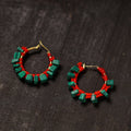 Buy Lavina Handmade Thread & Stone Work Earrings 02 Online at iTokri.com