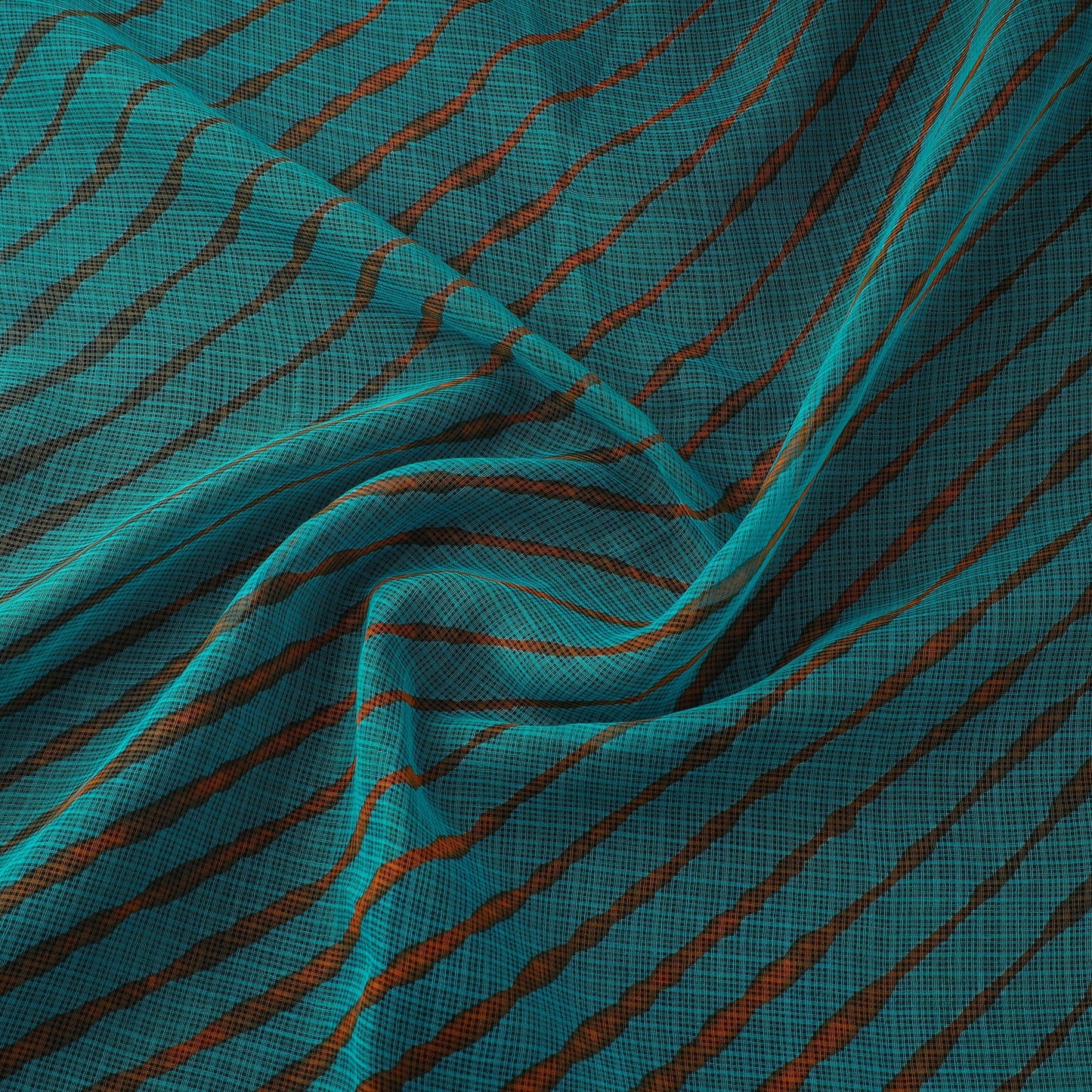 Leheriya tie-dye kota doria cotton fabric 21 - handcrafted