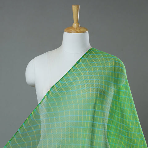  Leheriya Tie-Dye Kota Doria Cotton Fabric 98 Online at iTokri.com