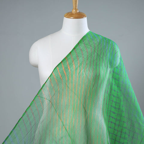 Buy Leheriya Tie-Dye Kota Doria Cotton Fabric Online at iTokri.com