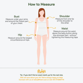 A-line cotton hand embroidered jacquard kurta for women 03