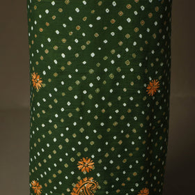 Lucknowi chikankari hand work bandhani unstitched kurta