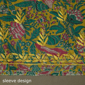 Lucknowi chikankari hand work kalamkari unstitched kurta