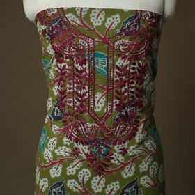 Lucknowi chikankari hand work kalamkari unstitched kurta