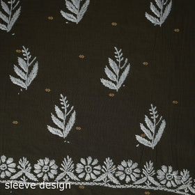 Lucknowi chikankari work jacquard unstitched kurta material