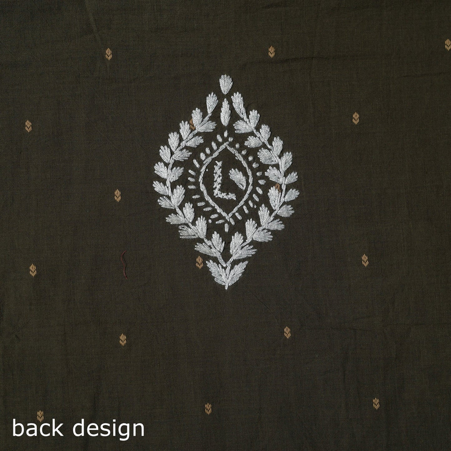 Lucknowi chikankari work jacquard unstitched kurta material