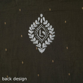 Lucknowi chikankari work jacquard unstitched kurta material