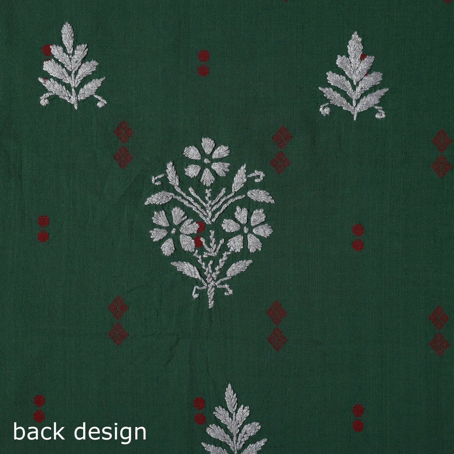 Black - lucknowi chikankari work jacquard unstitched kurta