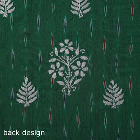 Lucknowi chikankari work pochampally ikat unstitched kurta