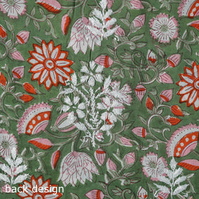 Lucknowi chikankari work sanganeri unstitched kurta