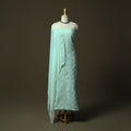 Green - lucknowi hand embroidered cotton chikankari 3pc