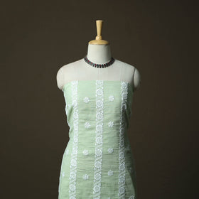 Lucknowi hand embroidered kota doria cotton chikankari 2pc