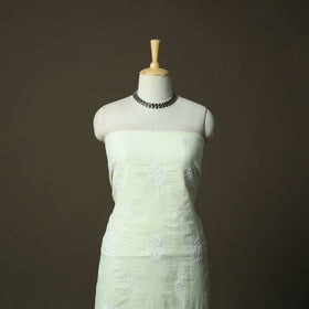 Lucknowi hand embroidered kota doria cotton chikankari 2pc