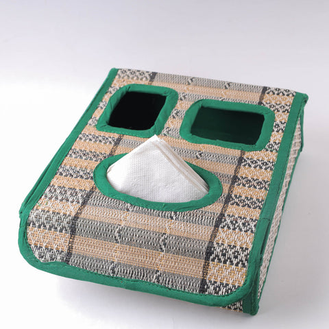 Green Madur Grass Door Tissue Box of Midnapore