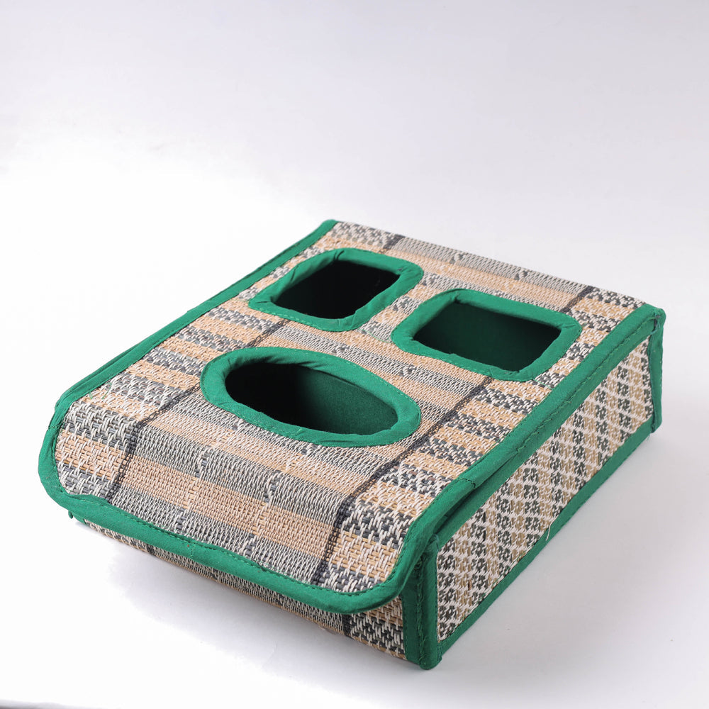 Green Madur Grass Door Tissue Box of Midnapore