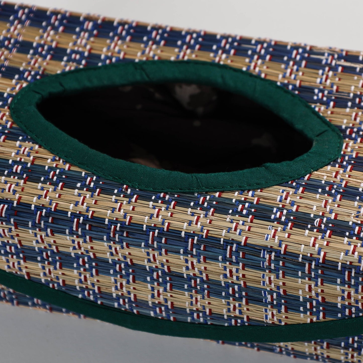 Green Madur Grass Tissue Box