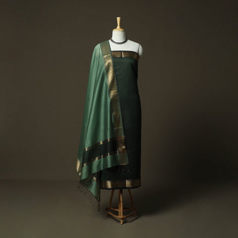 Maheshwari silk handloom 2pc unstitched dress material